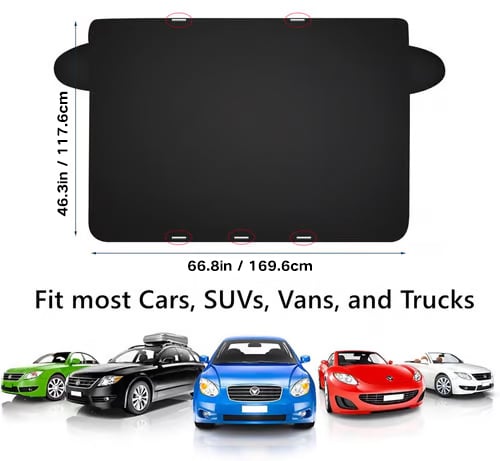 🛡️2025 Upgraded Car Windshield Magnetic Snow Cover