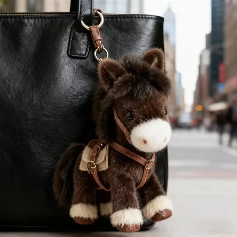 🔥Last Day 50% OFF - 🔥🐎Ponytata Plush Pony Bag Charm and Keychain🎨