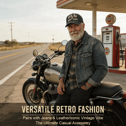 🧢2026 New Year Hot Sale 50% OFF 🔥Vintage Distressed"OLD & DON’T CARE"Cap