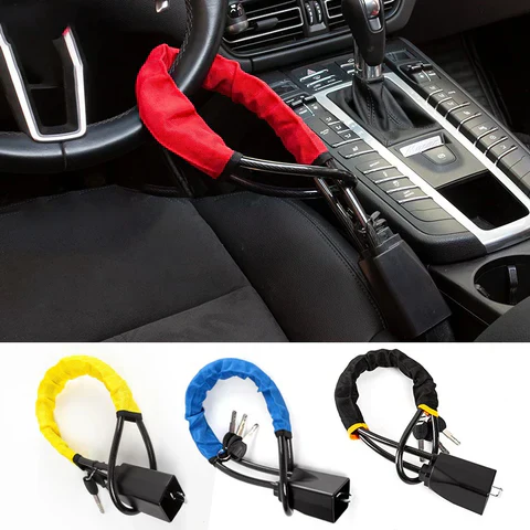 🔥Hot Sale 50% Off-Steel Cable Steering Wheel Lock