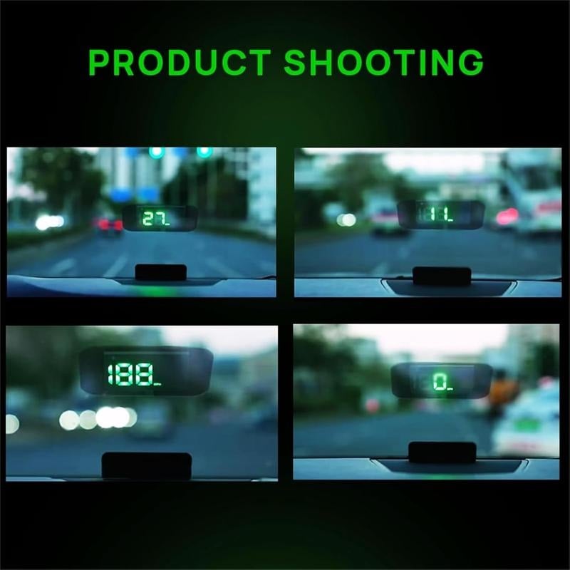 🚗 Head-Up Display Car GPS Digital Speedometer – HUD for Cars, Trucks & Motorcycles