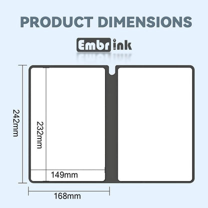 📔Embrink Reusable Whiteboard Notebook – Infinite Writing, Zero Waste(✨Free Erasing Cloth & Whiteboard Marker)