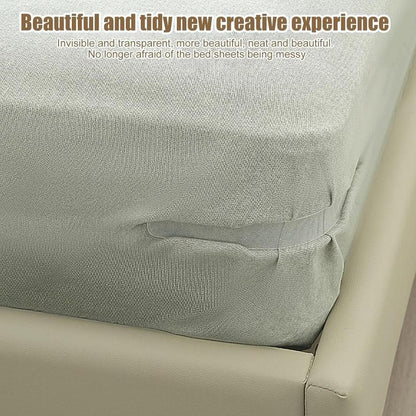 🛏️Bed Sheet Grippers – 4PCS Adjustable Non-Slip Holders for Tight & Neat Bedding