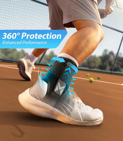🔥Instant-Fit Ankle Support Brace – Side Stabilized, No Slip🎯