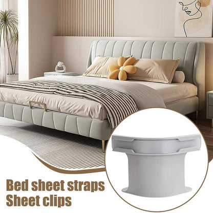 🛏️Bed Sheet Grippers – 4PCS Adjustable Non-Slip Holders for Tight & Neat Bedding