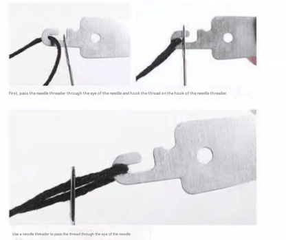 🔥LAST DAY SALE 49% OFF - 🧵34PCS Big Eye Steel Needles Set ✨Long & Thin Handmade Quilting & Sewing Needles Kit for DIY Sewing Projects