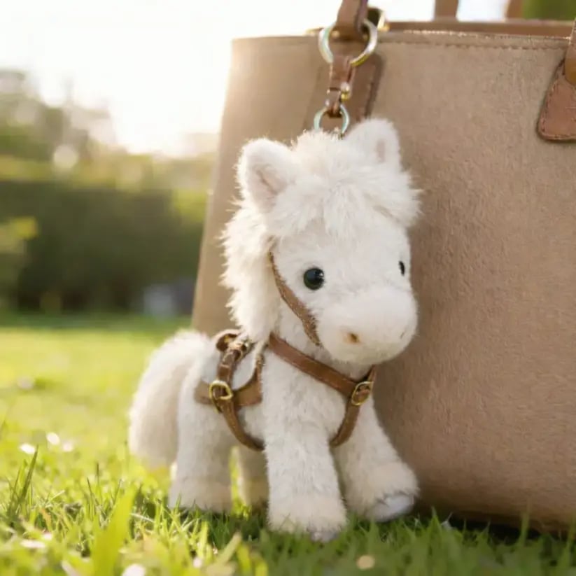 🔥Last Day 50% OFF - 🔥🐎Ponytata Plush Pony Bag Charm and Keychain🎨