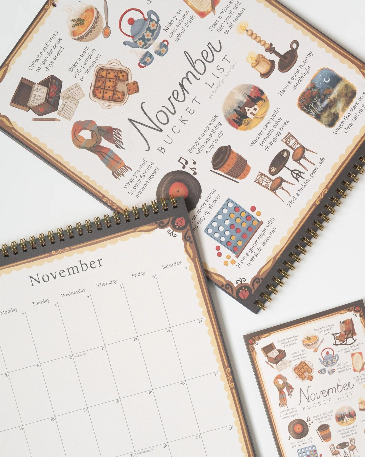 ✨2026 Bucket List Spiral Calendar: Slow Down & Savor the Seasons📅