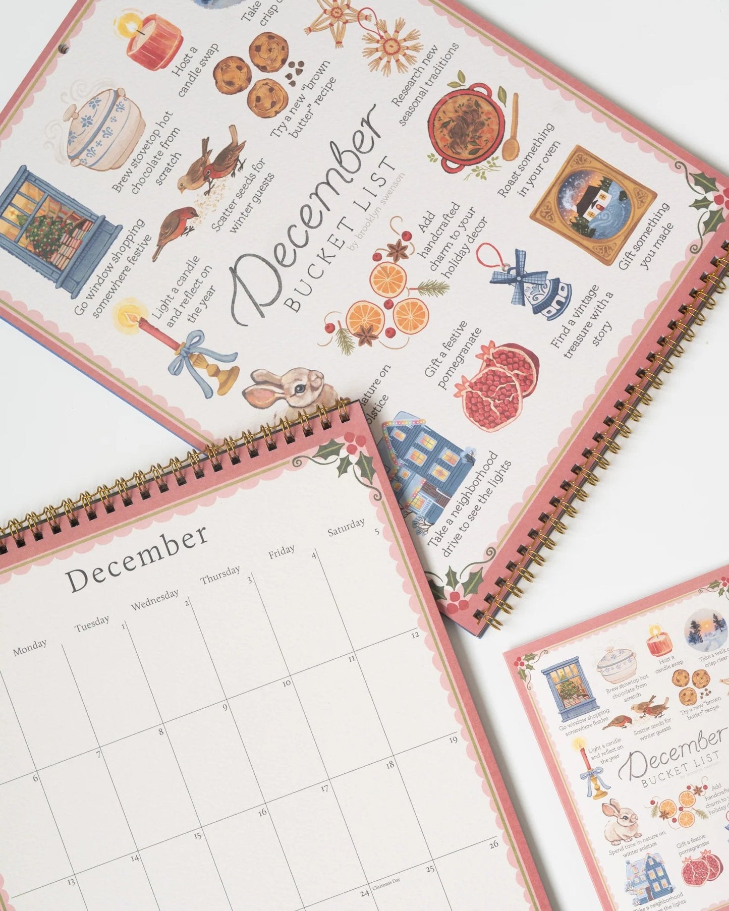 ✨2026 Bucket List Spiral Calendar: Slow Down & Savor the Seasons📅