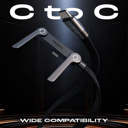 ⚡️240w super fast charging📱Invisible Holder Charger Cable with Stand