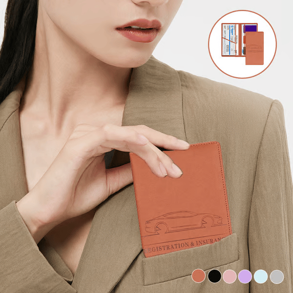 🔥Hot Sale 60% OFF✨Car Registration & Insurance Card Holder