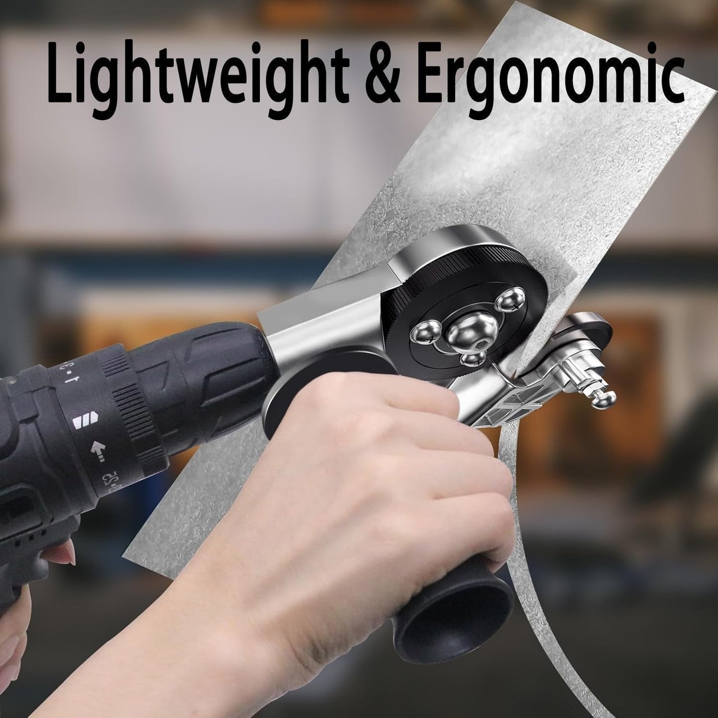 🔥Last Day 49% OFF -  Sheet Metal Cutter Drill Attachment 🛠️