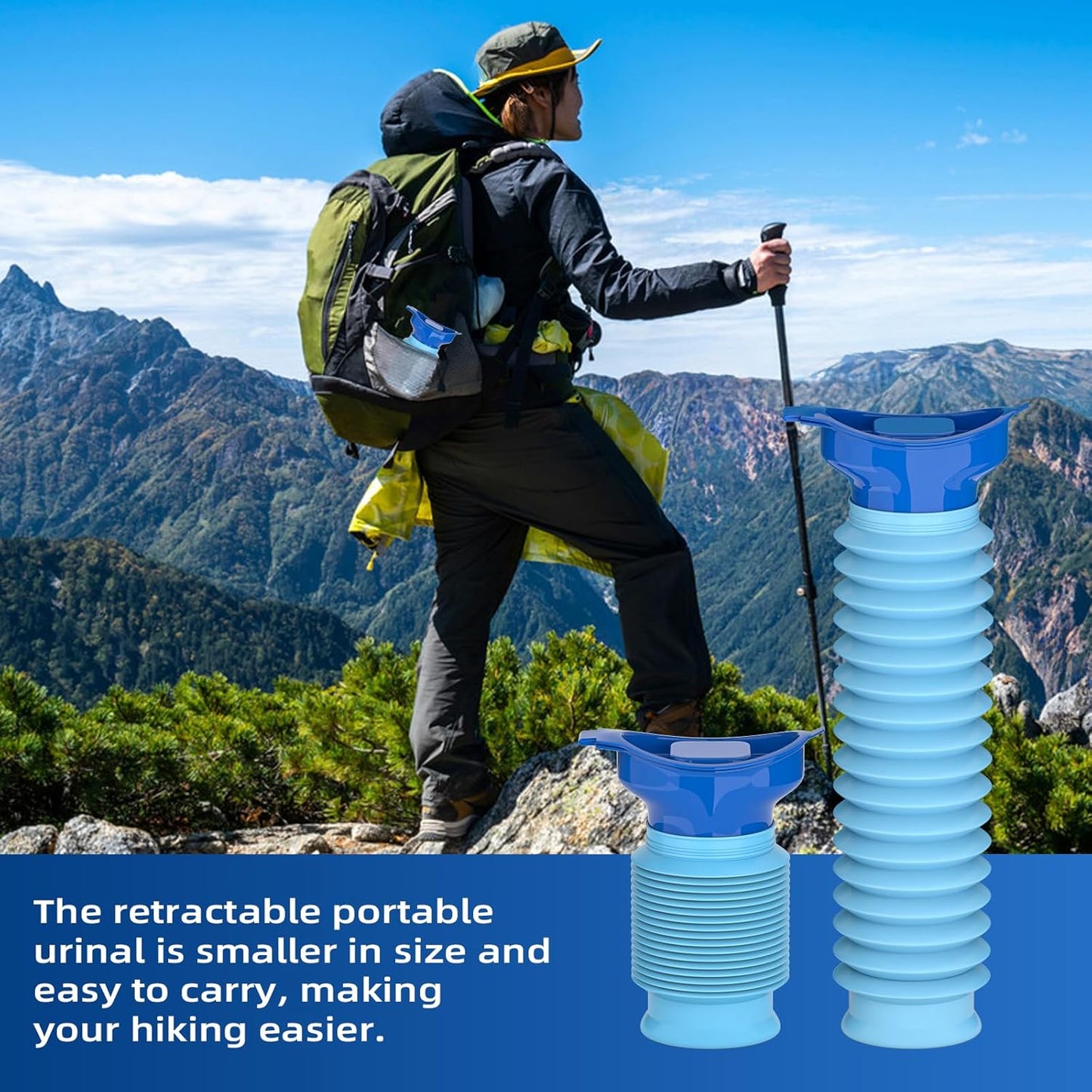 🏆 55K+ SOLD! 🌿🚻Portable Car Urinal – Perfect for Emergencies, Travel & Outdoor Use 🏕️