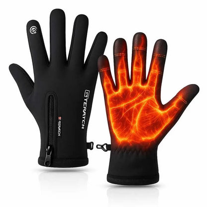 Touchscreen Winter Gloves – Windproof, Fleece-Lined & Ready for Adventure