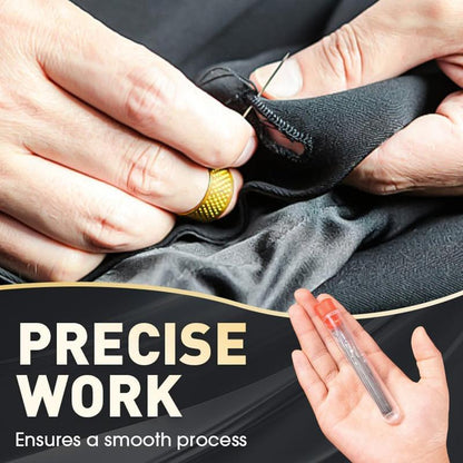 🔥LAST DAY SALE 49% OFF - 🧵34PCS Big Eye Steel Needles Set ✨Long & Thin Handmade Quilting & Sewing Needles Kit for DIY Sewing Projects