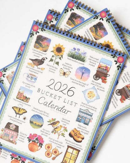 ✨2026 Bucket List Spiral Calendar: Slow Down & Savor the Seasons📅