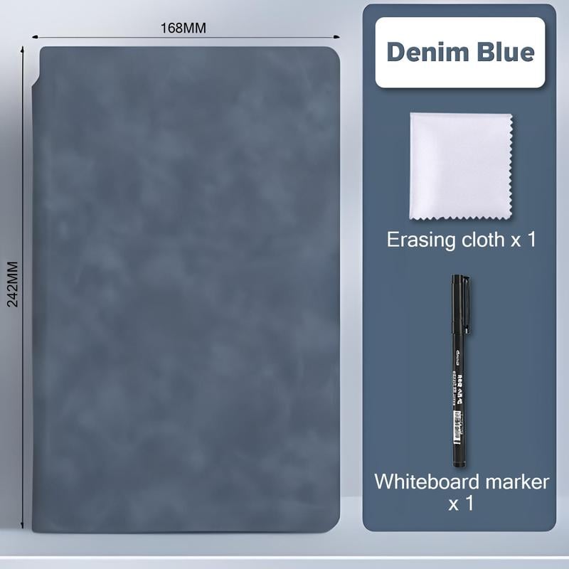 📔Embrink Reusable Whiteboard Notebook – Infinite Writing, Zero Waste(✨Free Erasing Cloth & Whiteboard Marker)