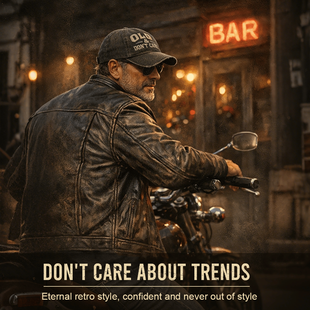 🧢2026 New Year Hot Sale 50% OFF 🔥Vintage Distressed"OLD & DON’T CARE"Cap