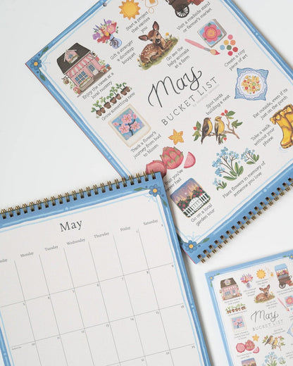 ✨2026 Bucket List Spiral Calendar: Slow Down & Savor the Seasons📅