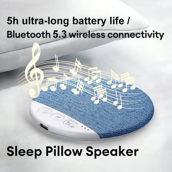 Ultra-Thin Bluetooth Pillow Speaker