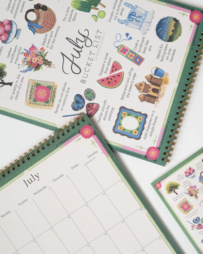 ✨2026 Bucket List Spiral Calendar: Slow Down & Savor the Seasons📅