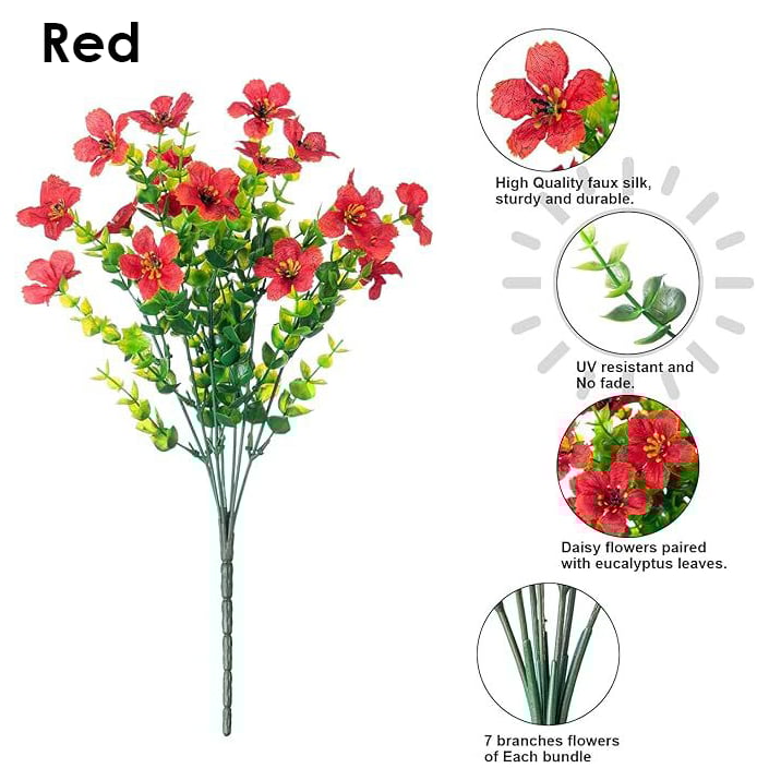💥Only $1.98Last Day Promotion!🌺UV Resistant Colorful Artificial Flower