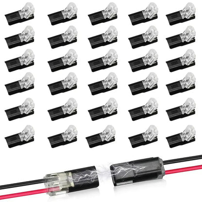 🔥LAST DAY 49% OFF - 🛠️💥Double-Wire Plug-in Connector Led Light Strip Connectors 2 Pin