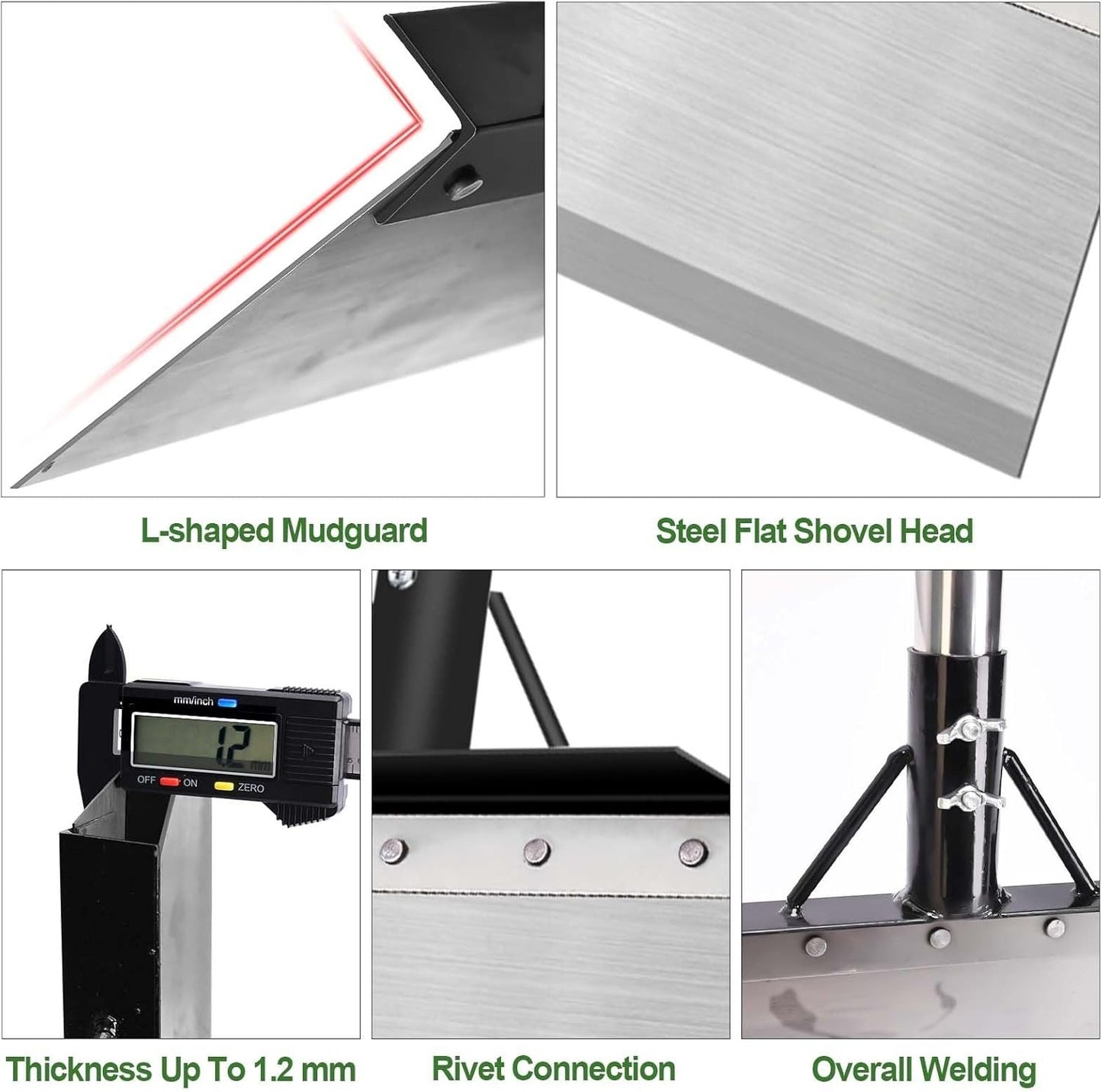 Heavy-Duty Multi-Purpose Garden Scraper & Ice Breaker