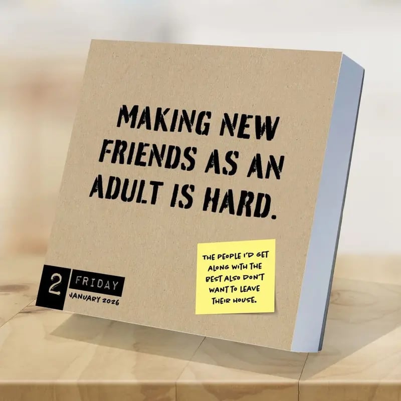 🔥Last Day 49% OFF - 📅Anti Affirmations 2026 Desk Calendar