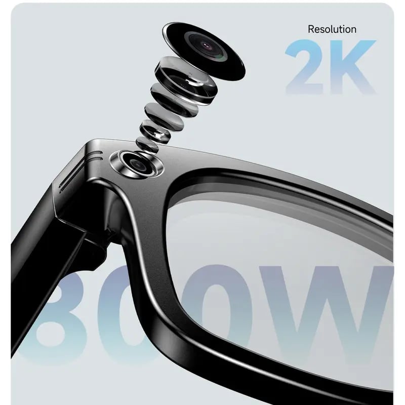 👓Smart AI Translation Camera Bluetooth Glasses—8 MP Pixels, 160+ Languages, Real-Time Translation