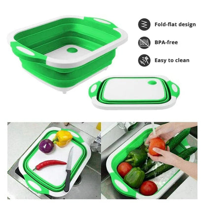 🔥🌡️Last Day Promotion 50% Off🍗🥗BBQ & Meal Prep Tub | Collapsible Prep Tub🍖🏕️