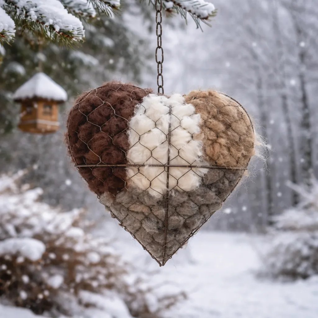 🔥LAST DAY 60% OFF - ☁ Handmade Alpaca Fiber Bird Nesting Heart 🏡 Buy 2 Free Shipping 💕
