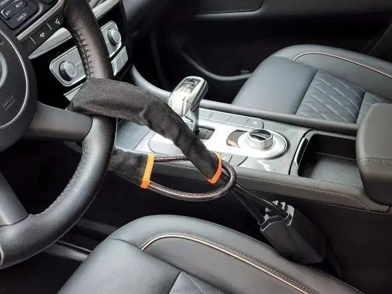 🔥Hot Sale 50% Off-Steel Cable Steering Wheel Lock
