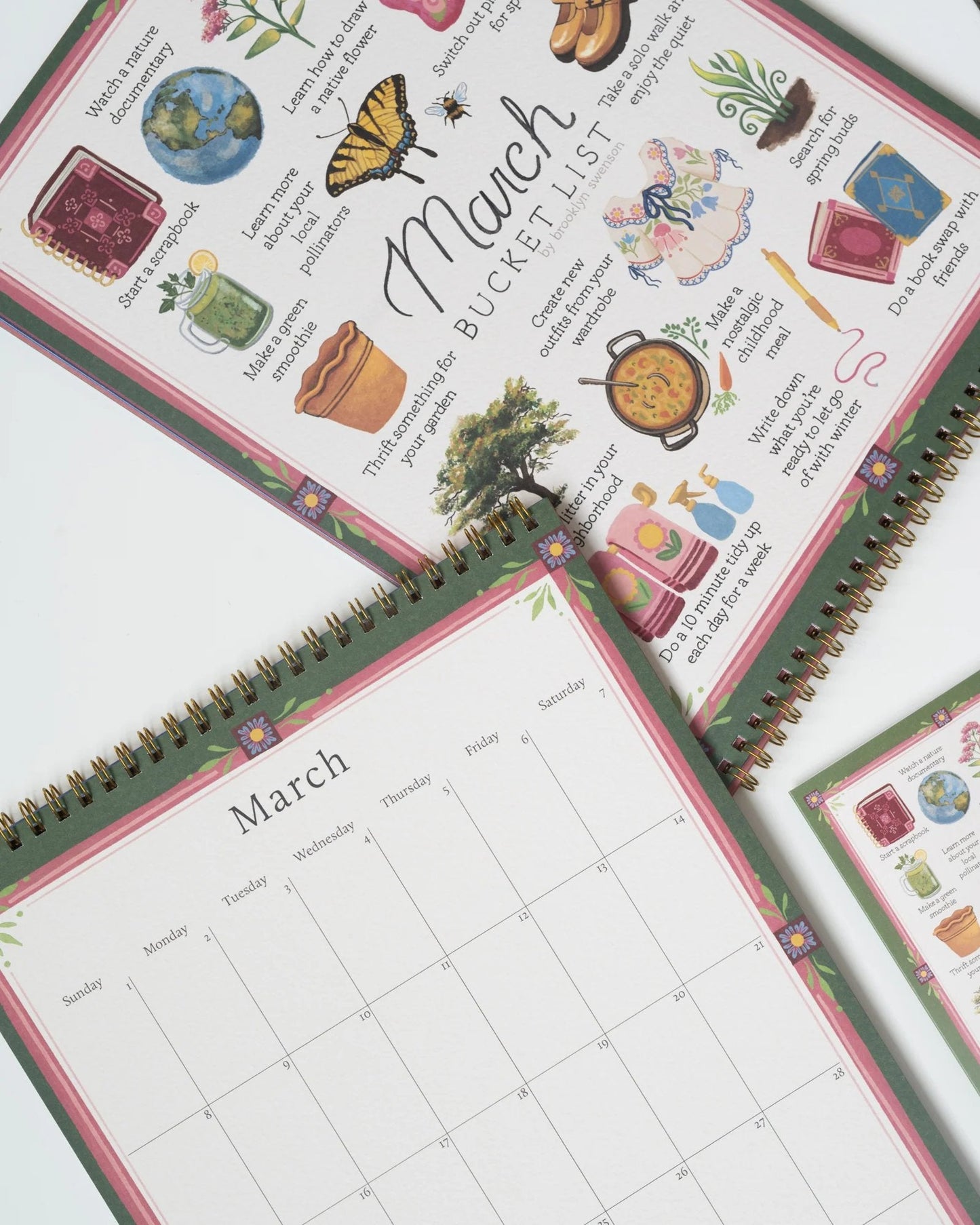 ✨2026 Bucket List Spiral Calendar: Slow Down & Savor the Seasons📅