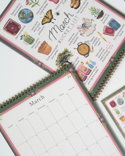 ✨2026 Bucket List Spiral Calendar: Slow Down & Savor the Seasons📅