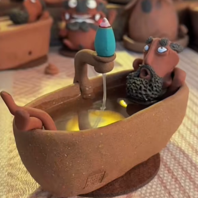 🔥Hot Sale 50% off-🛁 The Bathing Man Incense Burner