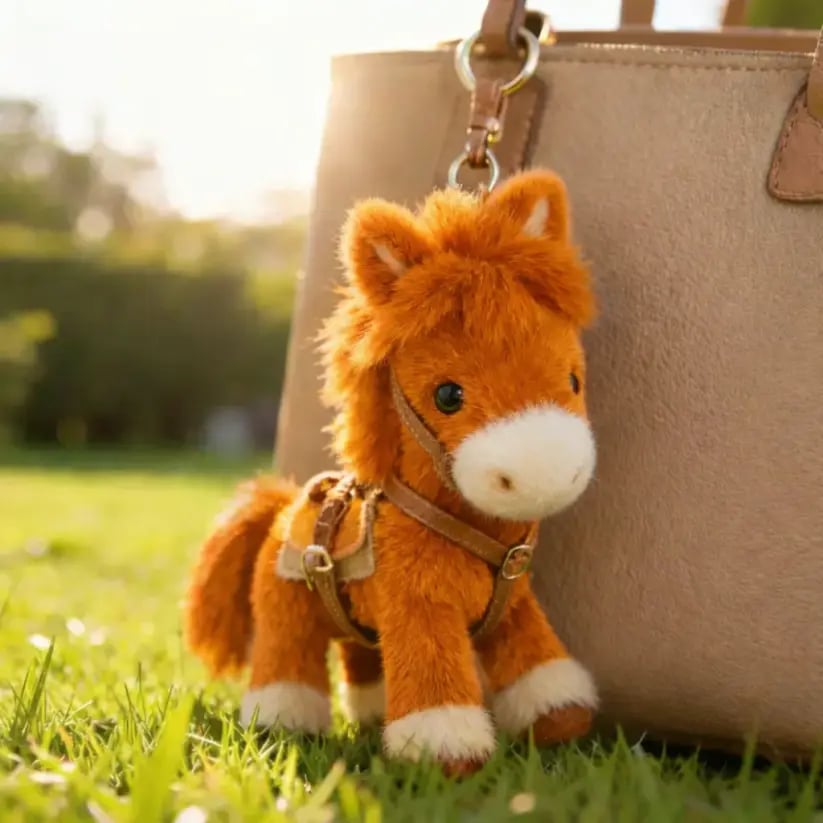 🔥Last Day 50% OFF - 🔥🐎Ponytata Plush Pony Bag Charm and Keychain🎨