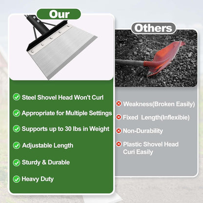Heavy-Duty Multi-Purpose Garden Scraper & Ice Breaker