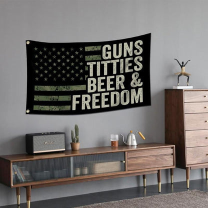 American Flag Pattern Garden Flag without Flagpole