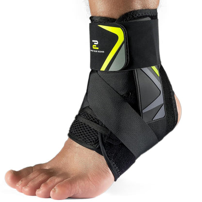 🔥Instant-Fit Ankle Support Brace – Side Stabilized, No Slip🎯