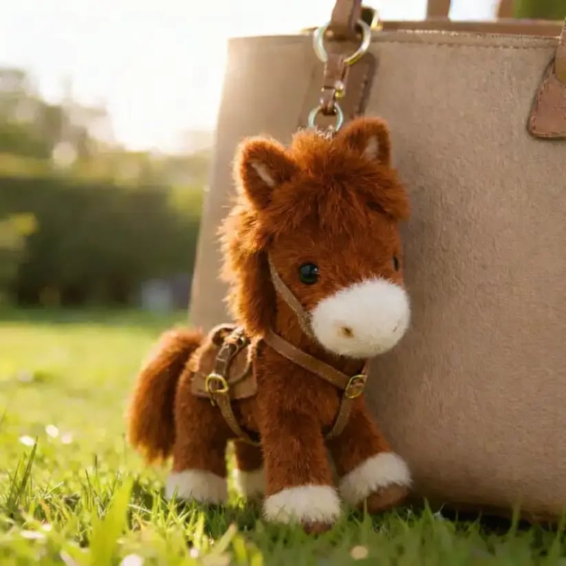 🔥Last Day 50% OFF - 🔥🐎Ponytata Plush Pony Bag Charm and Keychain🎨