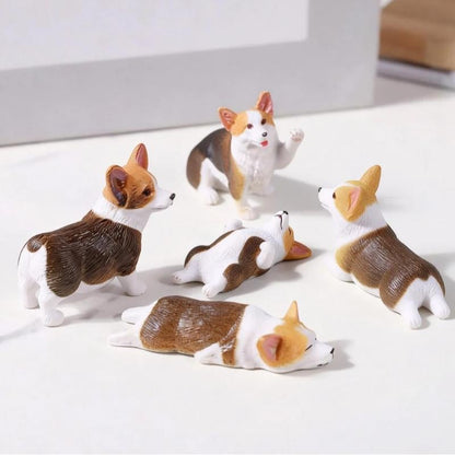 ⏰LAST DAY 49% OFF🔥 Hand-Painted Mini Cat Desk Figurines – Set of 5 Cute Cartoon Kitty Companions