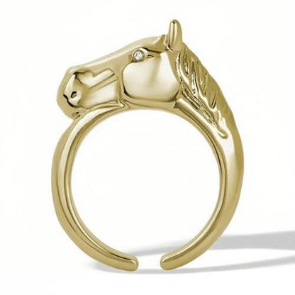 🔥🐴2026 Year of the Horse: Adjustable Steed Ring With Gift Card — Courage & Fortune Always With You
