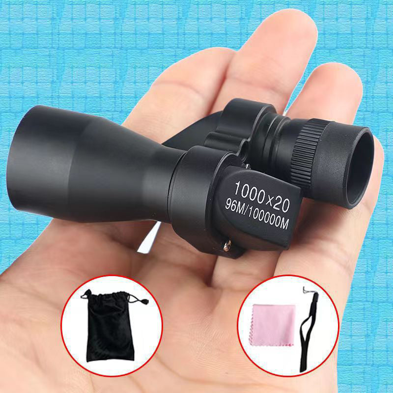 🔭 Mini Pocket Binoculars (1000x20): Pocket-Large + Smartphone Clip – Perfect for Outdoor Explorations (For All Ages!)